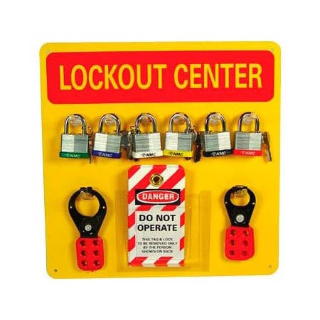 National Marker Co Lockout Center - Backboard LOBY